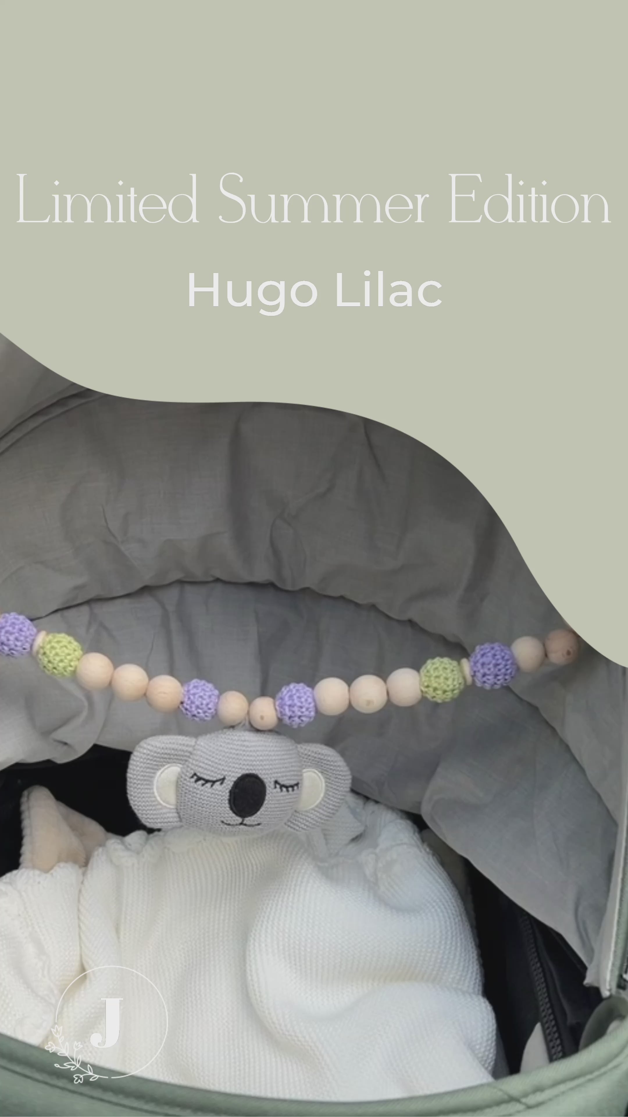 Kinderwagenkette "Hugo" Lilac