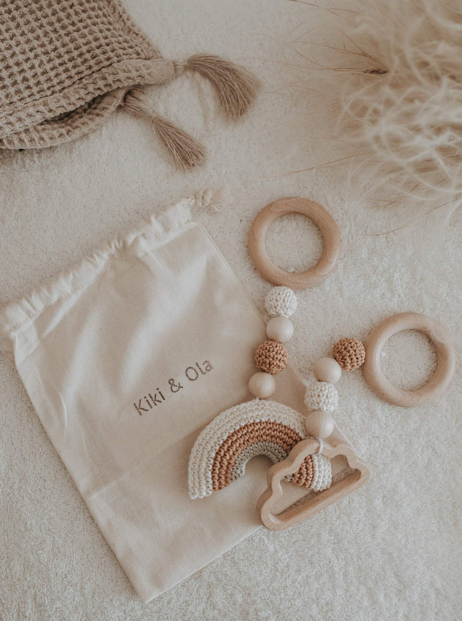 Spielbogen Holz Baby Baby Gym Spieltrapez