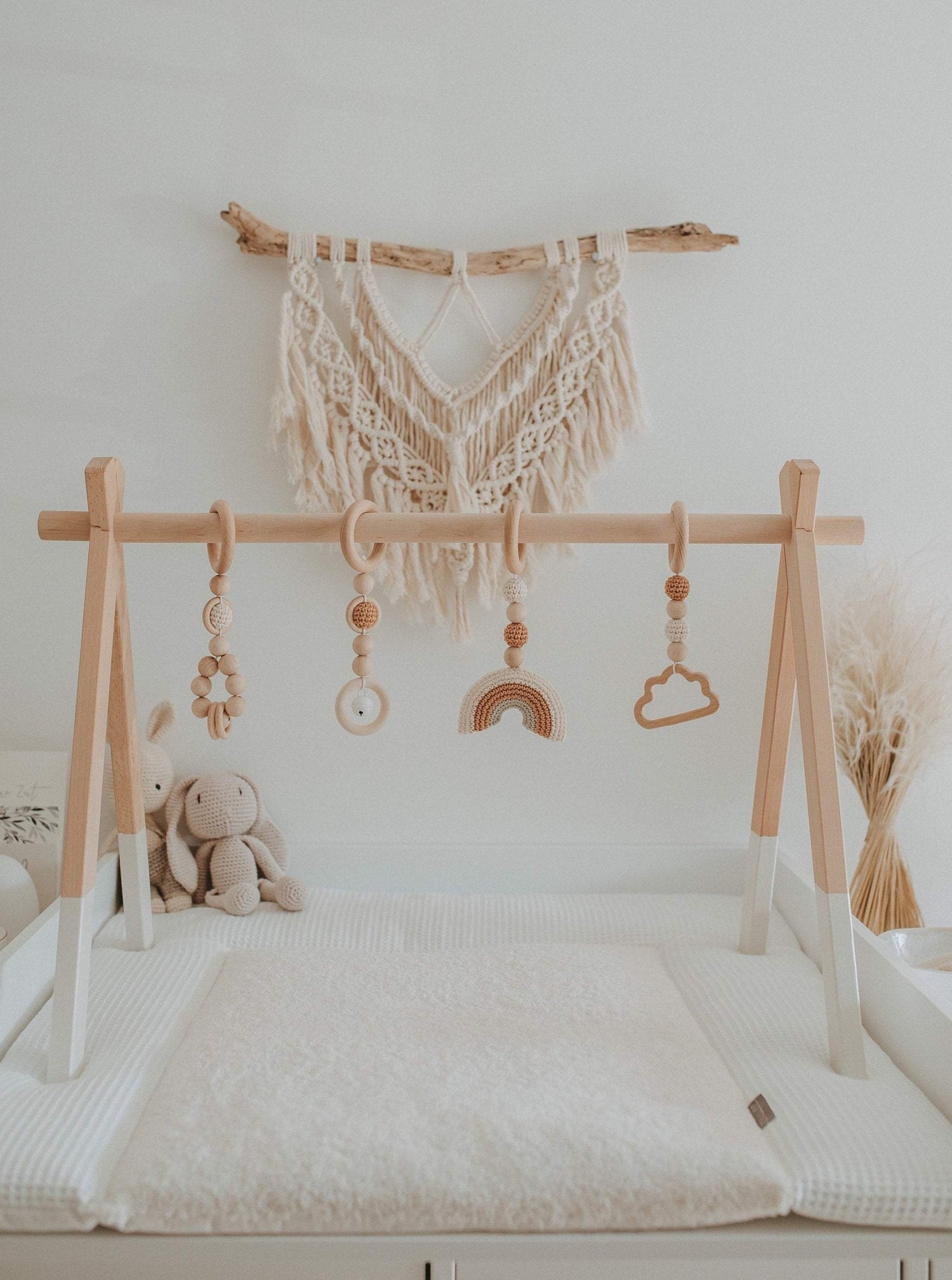 Spielbogen Holz Baby Baby Gym Spieltrapez