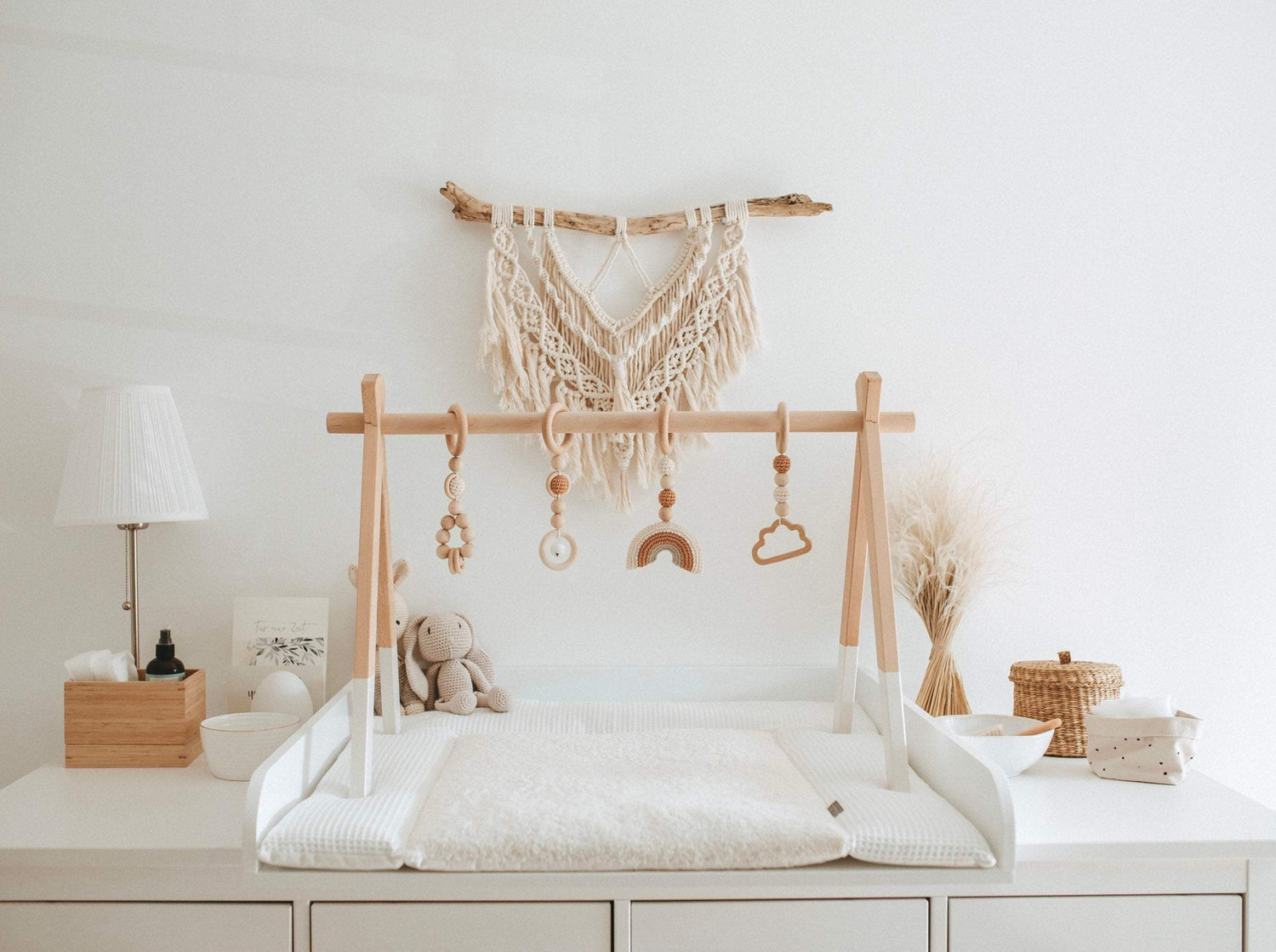 Spielbogen Holz Baby Baby Gym Spieltrapez