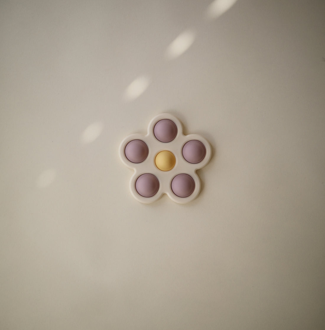 Mushie Press Toy Flower Lilac