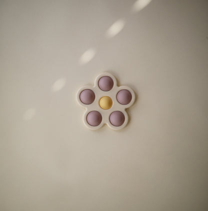 Mushie Press Toy Flower Lilac