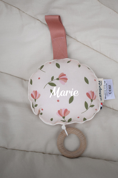 Spieluhr mit Namen florales Design 