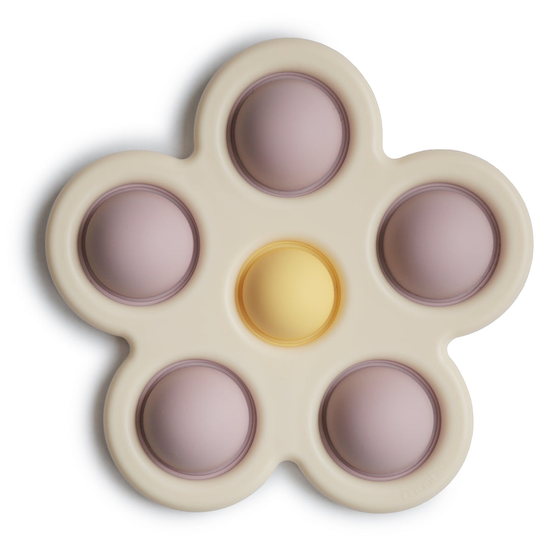 Mushie Press Toy Flower Lilac