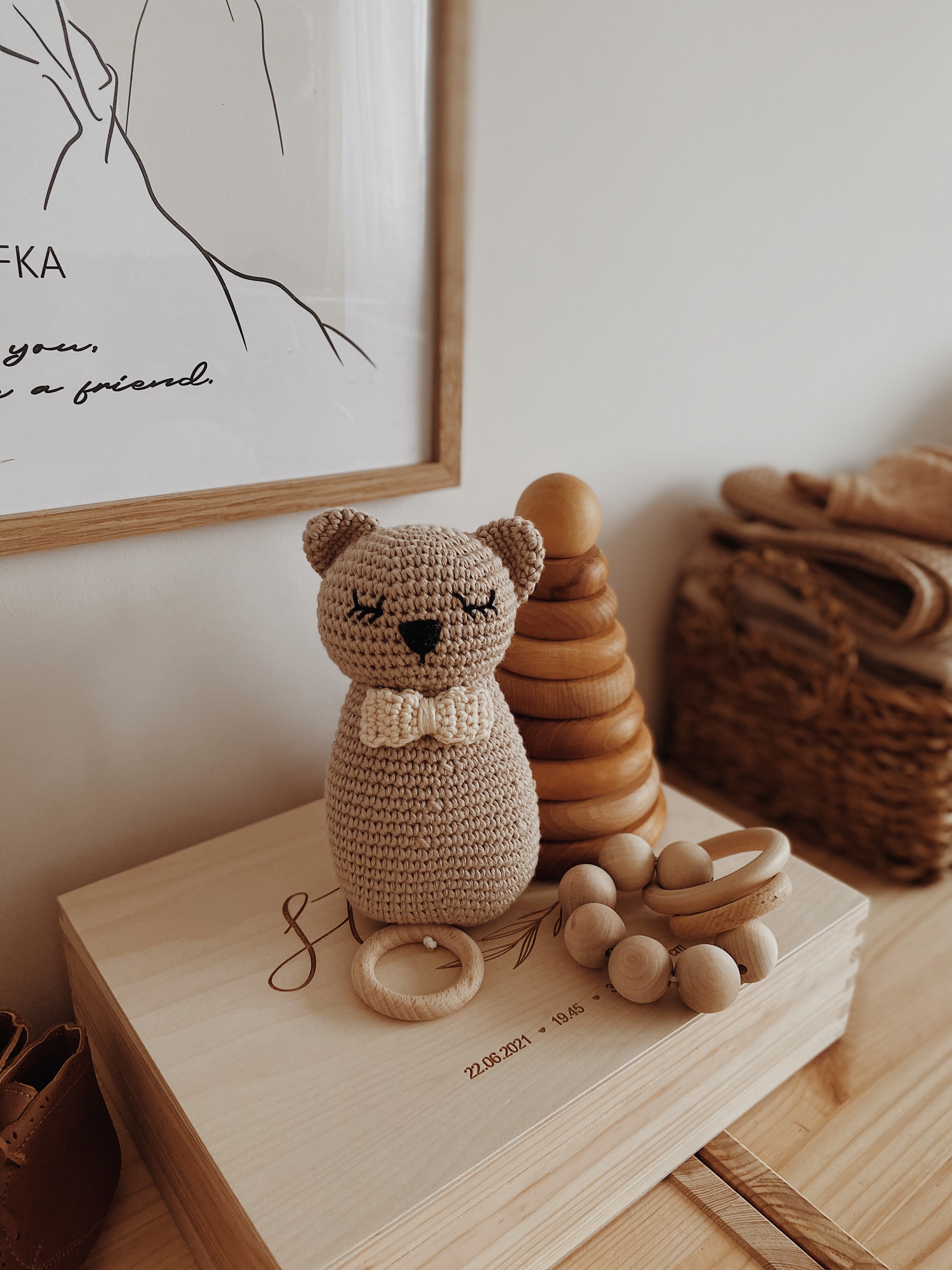 Spieluhr mit Melodieauswahl Bär "Lolo"